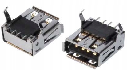 USB-1A20-SMD Gniazdo, 1x port typu A, standard 2.0