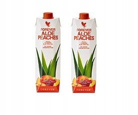 2x Forever Aloe Peaches sok brzoskwiniowy 1l