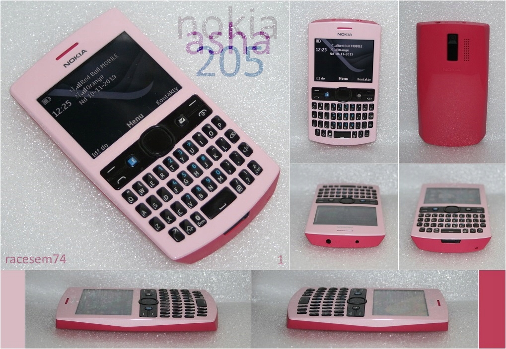 NOKIA ASHA 205 DUAL SIM RÓŻOWA