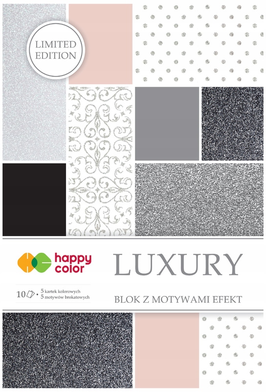 Blok effect Luxury Silver, 20x29cm 150-230g/m2, 10