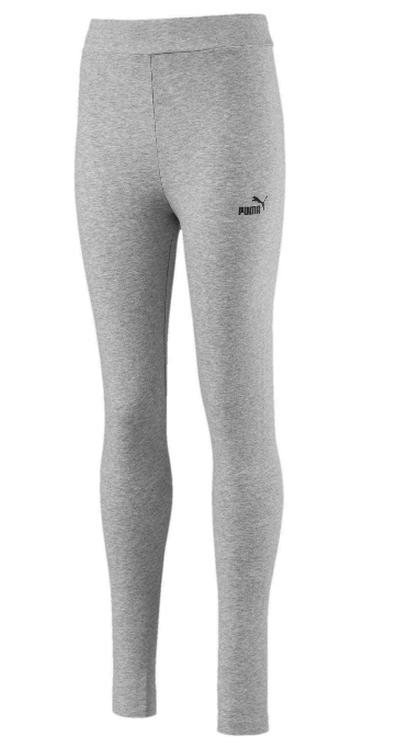 Legginsy dziewczęce PUMA ESS 851764 04 szare 164