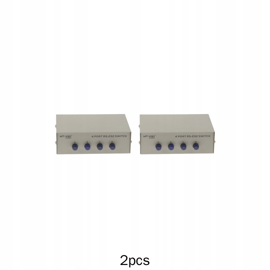 2 szt. DB9 Pin szeregowy ręczny przełącznik