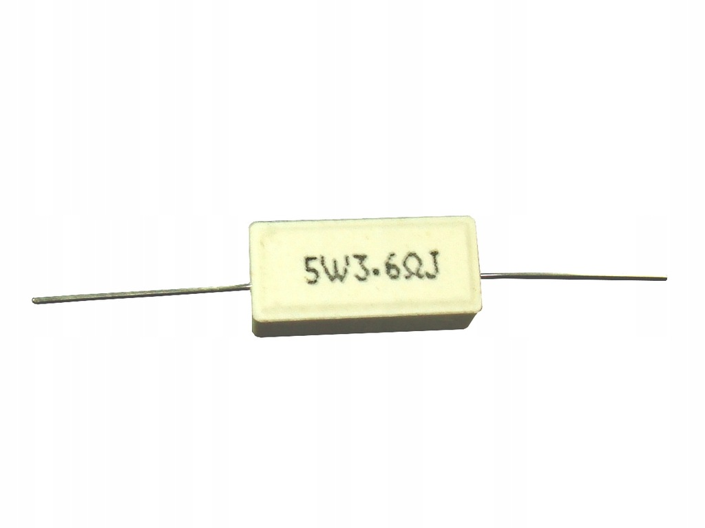 Rezystor RWA 5W 3,6R 3R6 3,6 Ohm -10szt