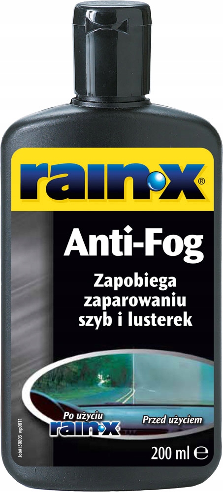 ZAPOBIEGA ZAPAROWANIU SZYB I LUSTEREK 200ML RAIN-X