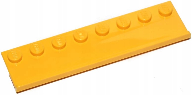 Lego - Płytka 2x8 z krawędzią (30586) żółty