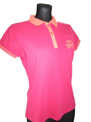 LONSDALE Koszulka Polo Różowa r. 40 L