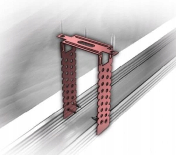 POLSKI SOLIDNY WIESZAK PŁASKI ES60/75 PROFIL CD60 PŁYTA 50szt TARPOL!