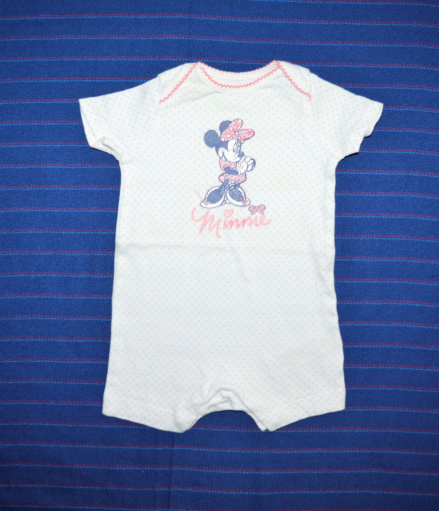 DISNEY RAMPERS MYSZKA MINNIE GROSZKI 3-6m 68