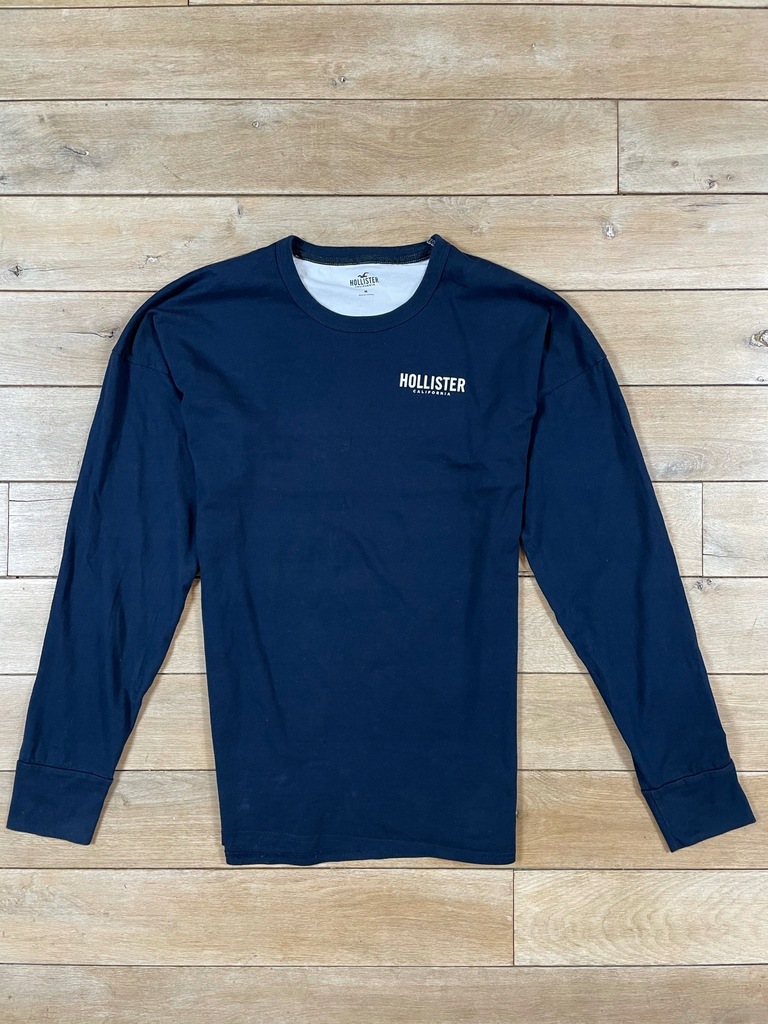 Hollister longsleeve logo napis unikat idealna L