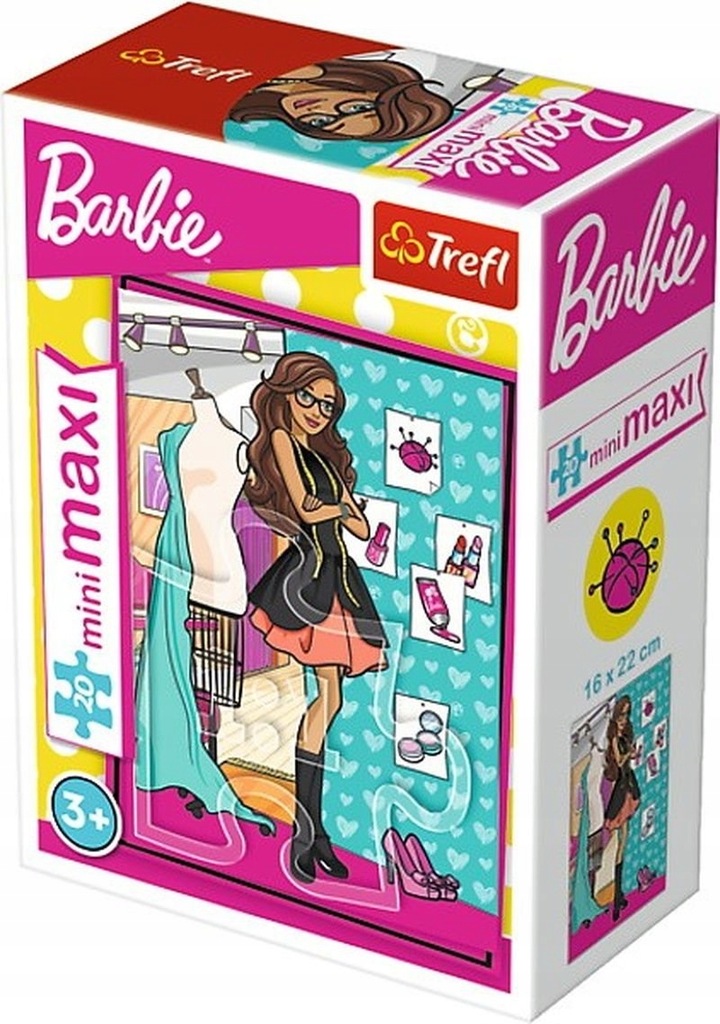 Puzzle miniMaxi 20el. Barbie projektantka 21061