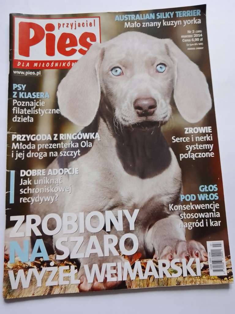 Przyjaciel Pies magazyn Wyżeł Weimarski nr 3 2014