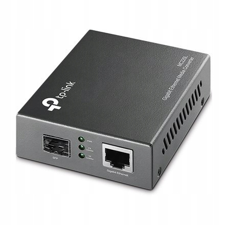 TP-LINK | Gigabit Ethernet Media Converter | MC220L | Gigabit SFP port | 10