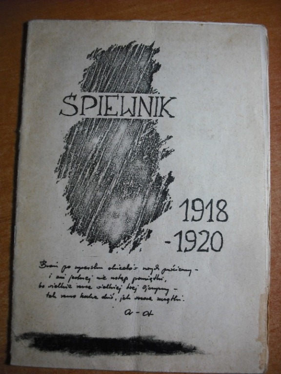 ŚPIEWNIK LWOWSKI 1918-1920- UNIKAT