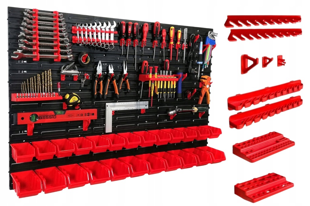 TABLICA NARZĘDZIOWA DO GARAŻU WARSZTATU 120x80cm