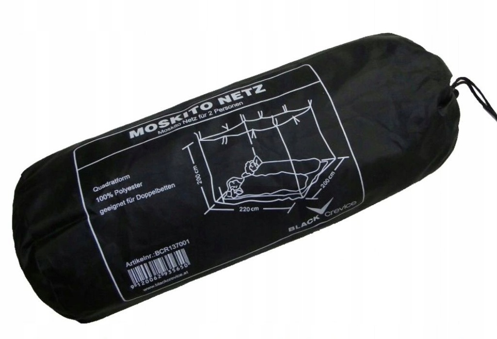 Moskitiera BLACK CREVICE Moskito 220 cm x 200 cm