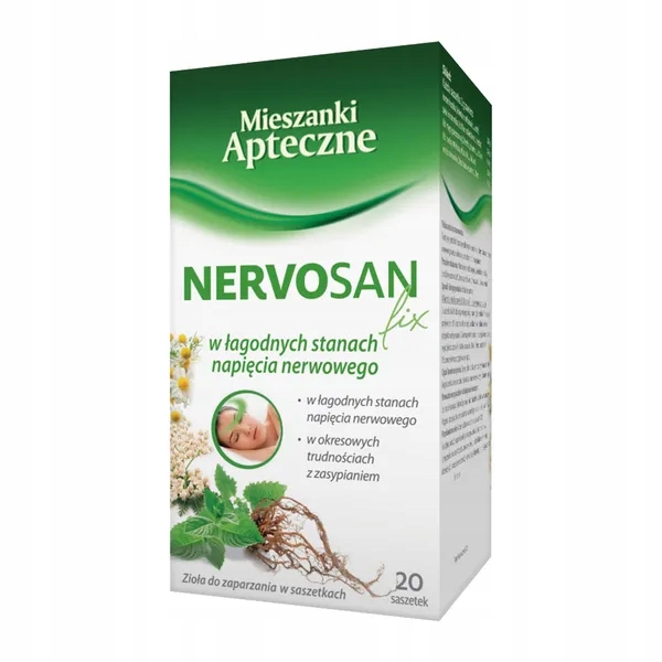 Nervosan fix, zioła do zaparzania, 2 g, 20 sztuk
