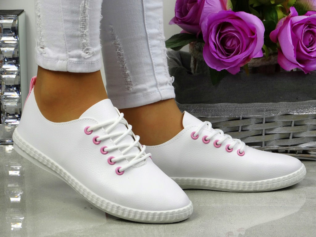 Купить WHITE TENNIS SNEAKERS кроссовки из экокожи: отзывы, фото, характеристики в интерне-магазине Aredi.ru