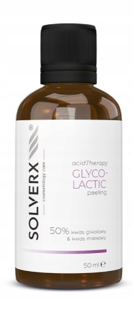 SOLVERX Peeling kwasowy GLYCO-LACTIC peeling 50%