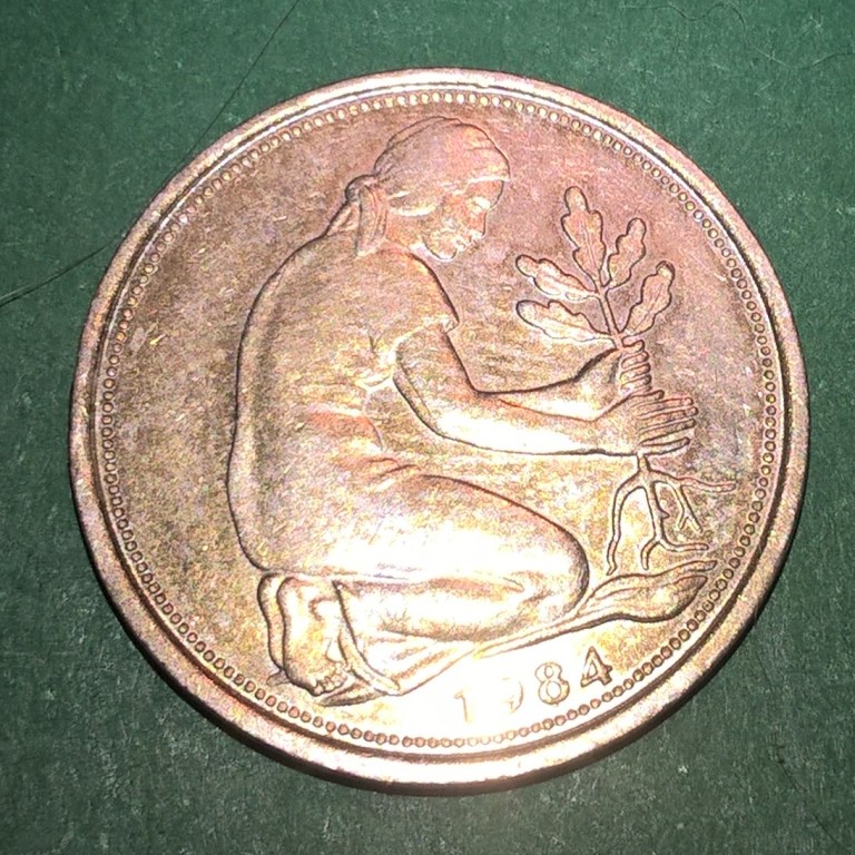 Niemcy - moneta 50 PFENNIG  dla WOŚP