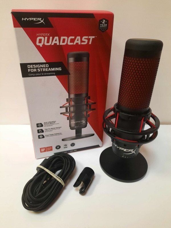 Mikrofon Hyperx QuadCast / Na Gwarancji