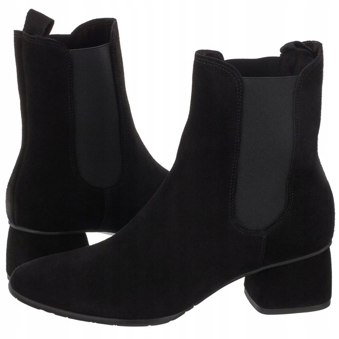 Buty Damskie Botki Ryłko Czarne 4PY09_T4 __46F