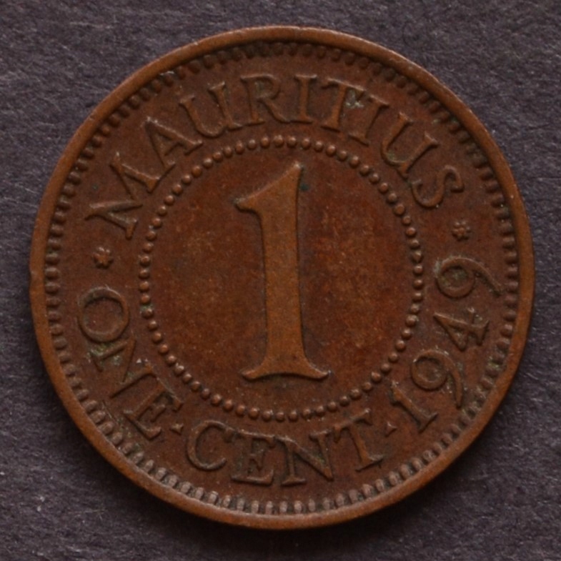 Mauritius - 1 cent 1949