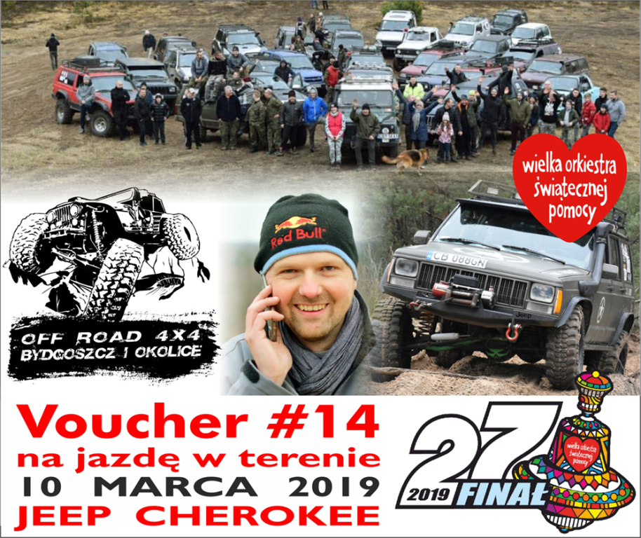 VOUCHER na jazdę w terenie Jeep Cherokee XJ  #14