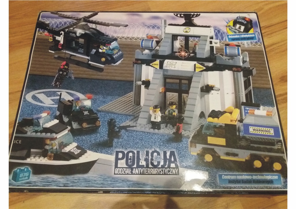 Klocki Sluban Policja Antyterrorystyczna- jak Lego