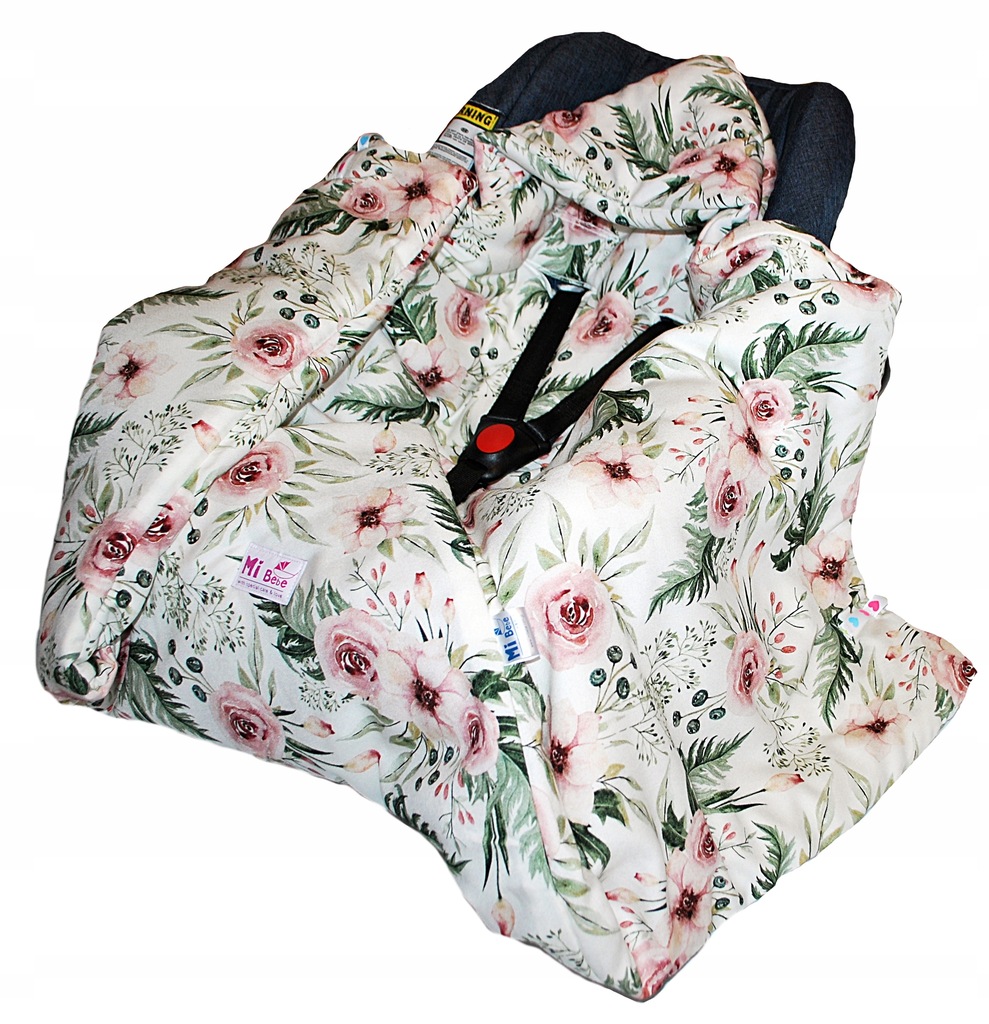 Kocyk do fotelika Bambusowy ZIMA różne wzory