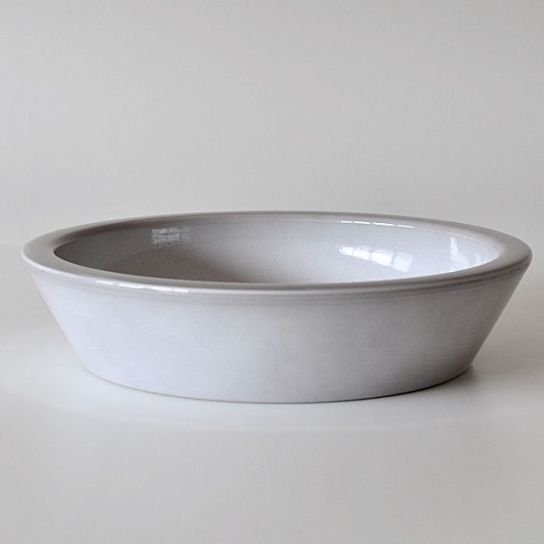 Misa ceramiczna szara okrągła kaktusiarka