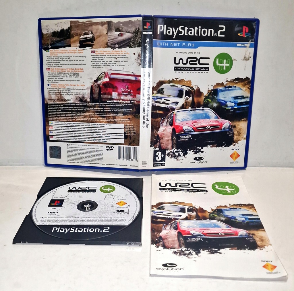 Gra WRC 4 FIA WORLD RALLY CHAMPIONSHIP PS2 CZYT.OPIS