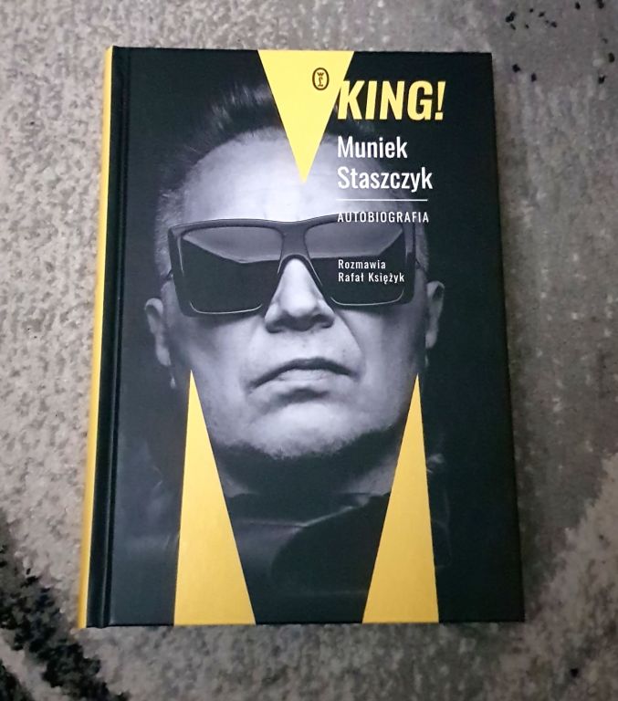 KING AUTOBIOGRAFIA MUNIEK STASZCZYK  Z AUTOGRAFEM