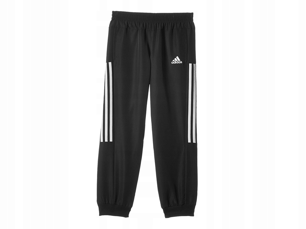 Dziecięce Czarne Spodnie DRESY ADIDAS AY8178