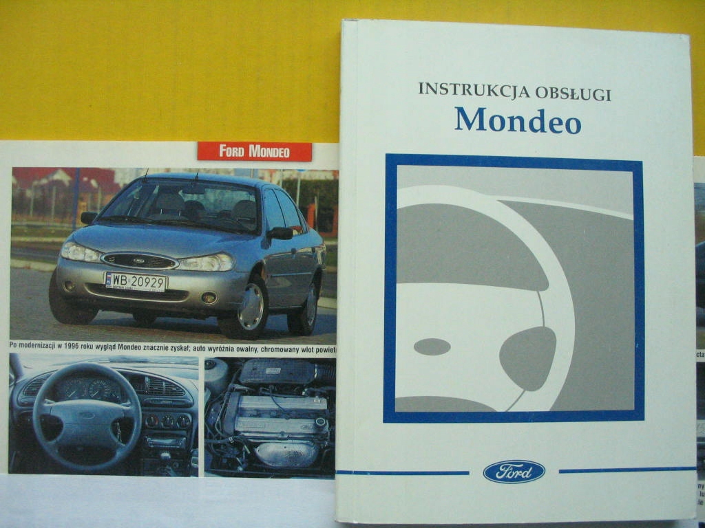 FORD MONDEO Mk2 instrukcja Ford Mondeo 96-00 PL