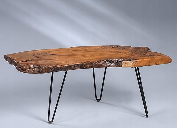 Stolik kawowy M2 Tallus drewno 100 x 40 x 40 cm brązowy