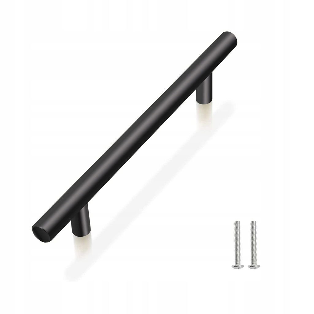 DRENKY - UCHWYTY DO SZAFEK KUCHENNYCH CZARNE, OPAK. 10 SZT