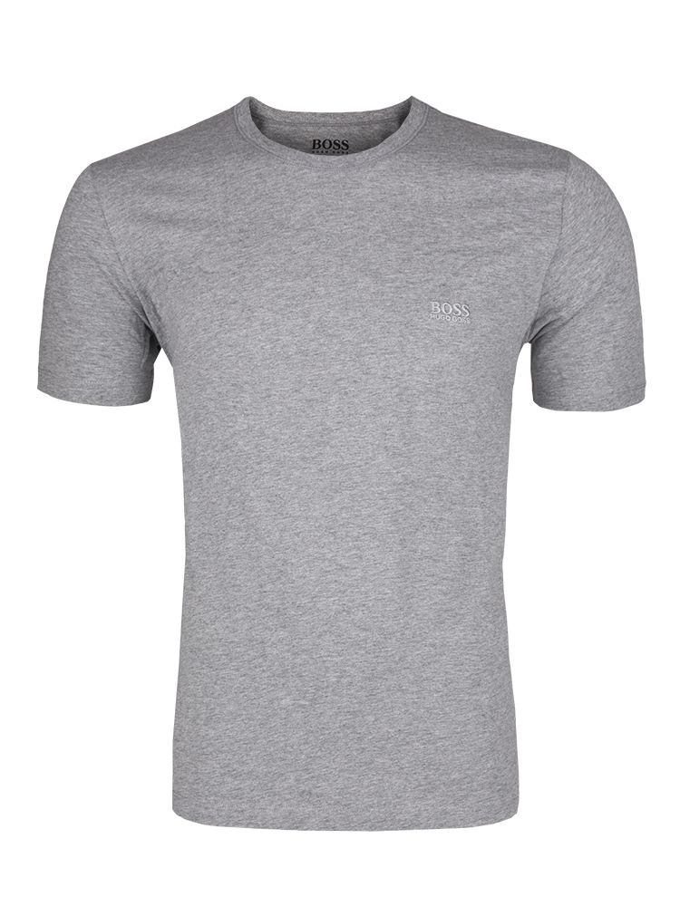 HUGO BOSS T-SHIRT KOSZULKA SZARA LOGO / S