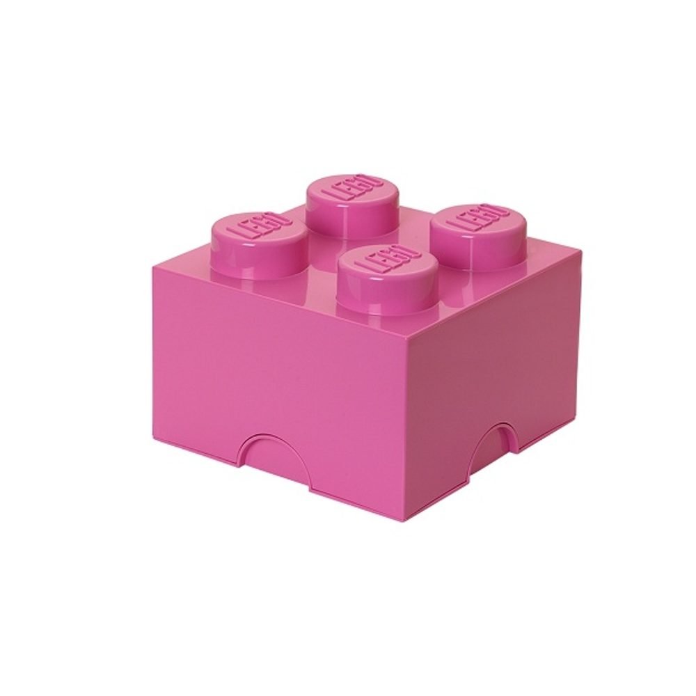 LEGO Pojemnik na klocki 2x2 różowy