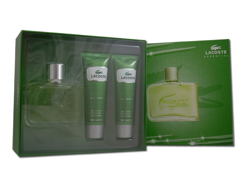 Lacoste Essential (M) zestaw EDT 75ml + żel pod pr