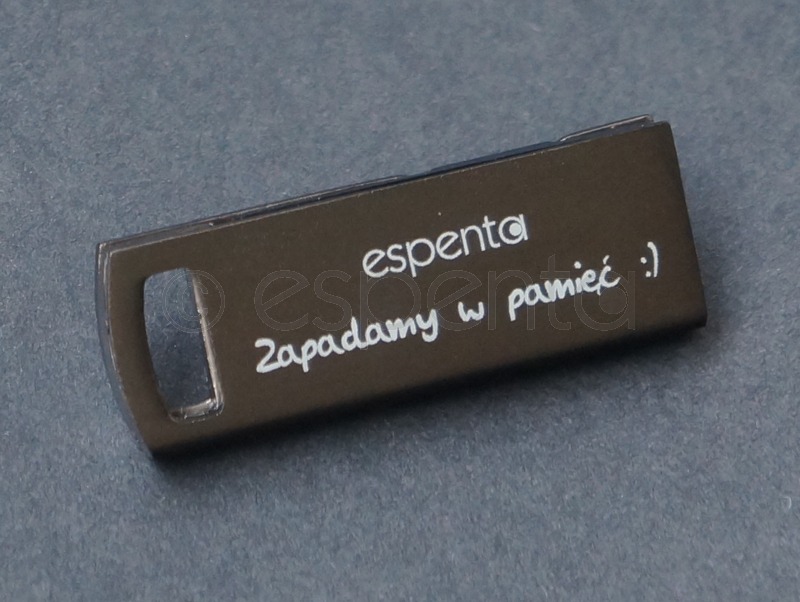 Nowa pamięć USB, pendrive obrotowy, grafit - 2GB