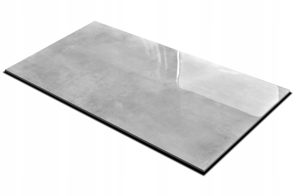 PŁYTKI PODŁOGOWE ŚCIENNE SZARE POŁYSK 120x60 CERAL
