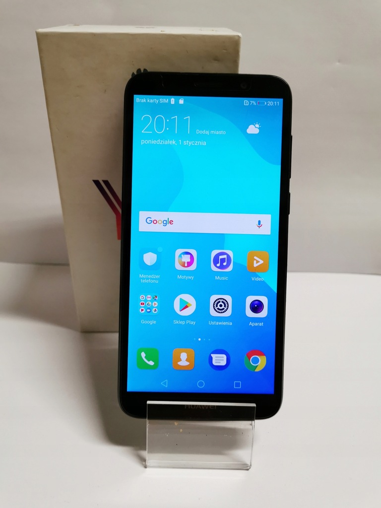 Smartfon Huawei Y5 2018 2/16GB czarny
