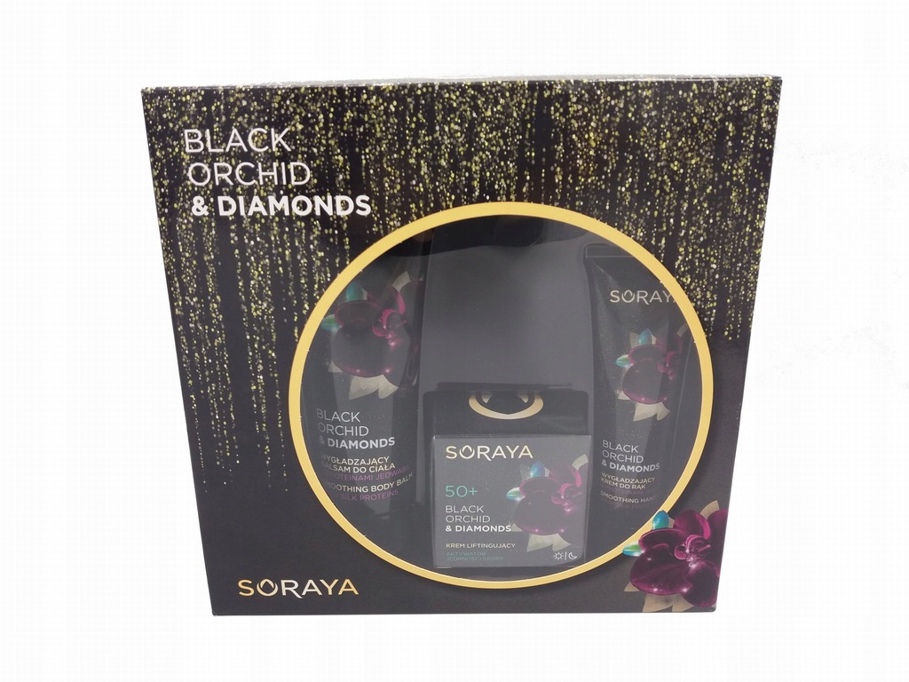 SORAYA zestaw BLACK ORCHID&DIAMONDS 50+