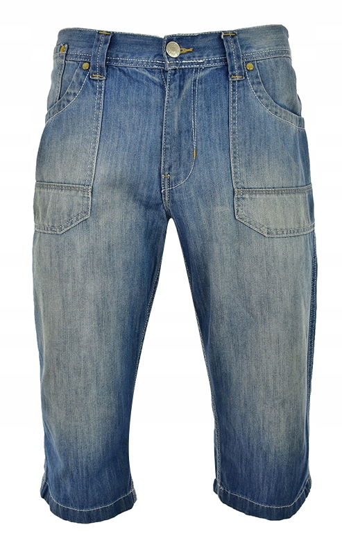 oBO6589 niebieskie jeansowe spodenki PAS 92 XL