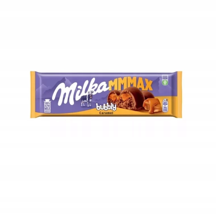 CZEKOLADA MILKA BUBBLY CARMEL