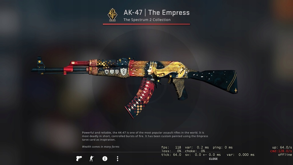 Ak 47 Cesarzowa | The Empress CS GO