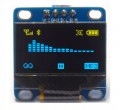 Wyświetlacz OLED 0.96" IIC/ I2C Yellow 4piny