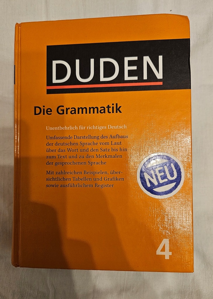 DUDEN Grammatik Band 4 Fachowa gramatyka języka niemieckiego