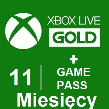 XBOX LIVE GOLD 11 MIESIĘCY + GAME PASS 11 MIESIĘCY