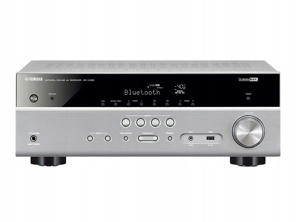 YAMAHA RXV385 TYTANOWY BLUETOOTH 4K HDR JMSYSTEM 7657527023 oficjalne archiwum Allegro